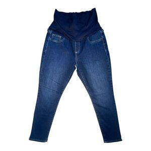 Gap Maternity Dark Wash Easy Leggings Full Panel Jeans 10/30 Regular NWOT